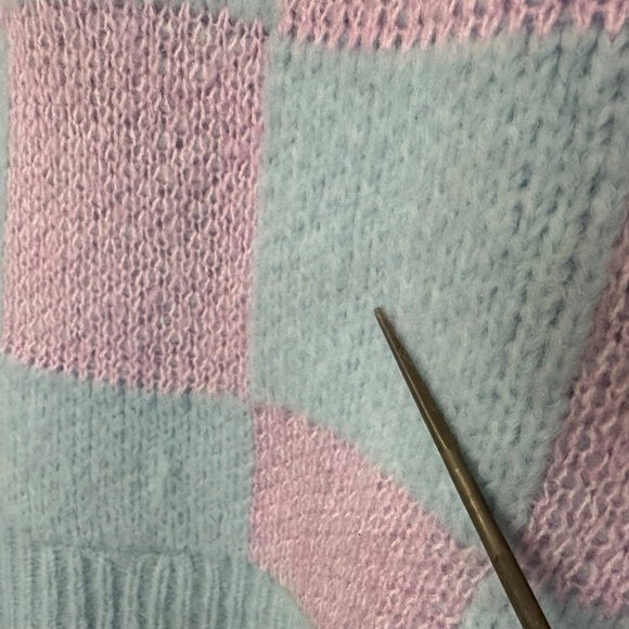 Torrid Womens Cardigan Button Front Sweater Sz 4X Camille Check Summer Song - Picture 7 of 12